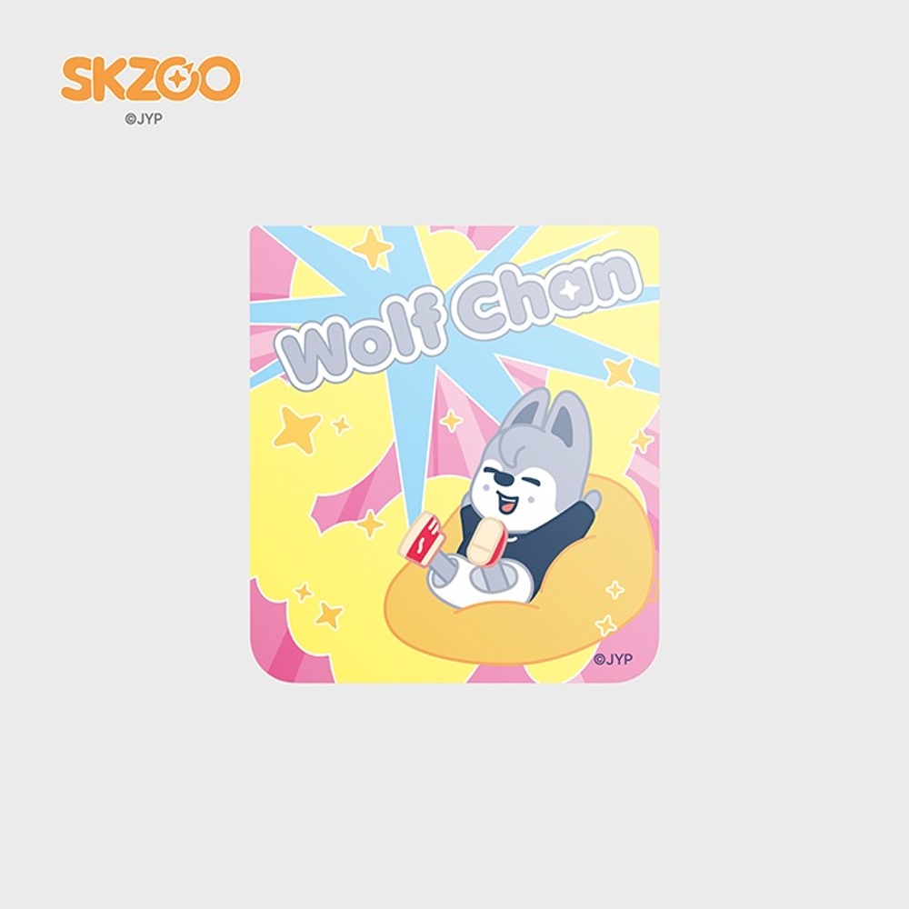 스키주 플립수트 카드 for Galaxy Z Flip5 Wolf Chan